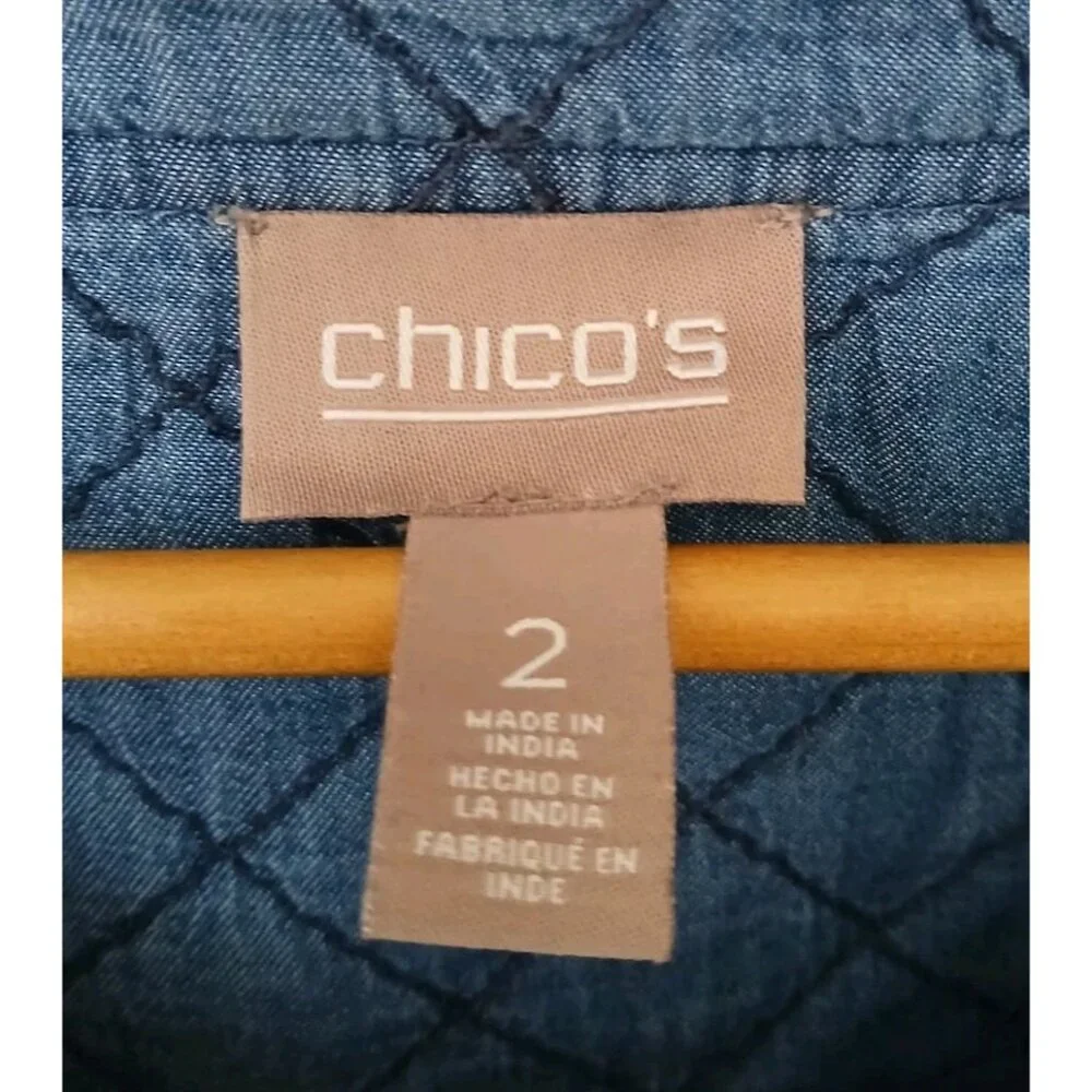 Chico's Quilted Jacket - Picture 5 of 11